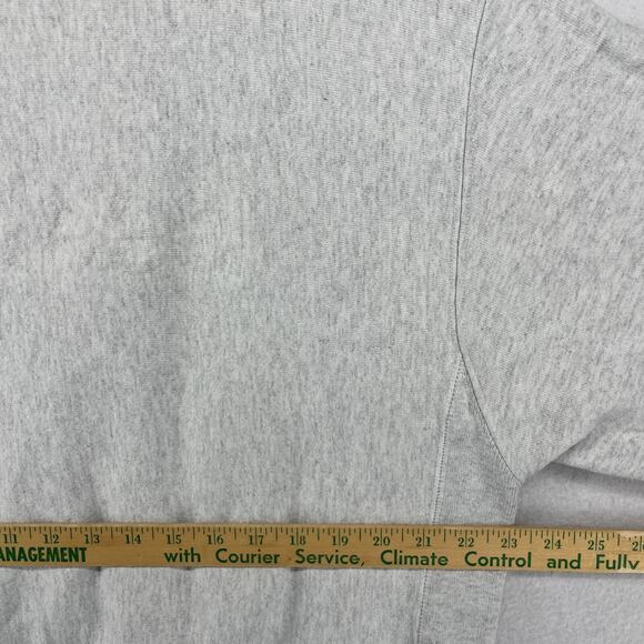 CHAMPION Reverse Weave Sweatshirt L INDEED Embossed Gray - Picture 13 of 15
